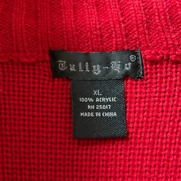 Tally Ho Zip Up, Mock Neck Cardigan - Picture 4 of 5